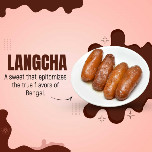 Bengali Sweet Langcha Template For X