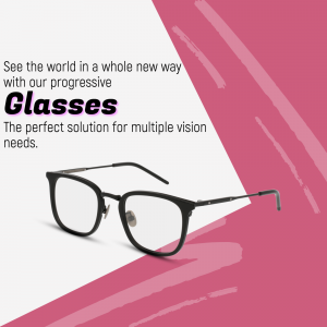 Progressive Glasses Promotional Image Creative Design For Threads