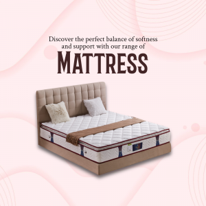 Premium Comfortable Mattress Range Social Media Post For X