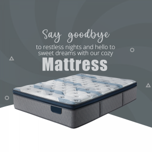 Cozy Mattress Advertisement Post For WhatsApp