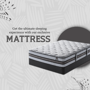 Premium Sleep Mattress Advertisement Template For WhatsApp