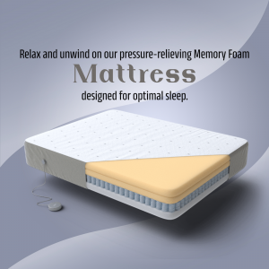 Pressure-Relieving Memory Foam Mattress Poster For Pinterest