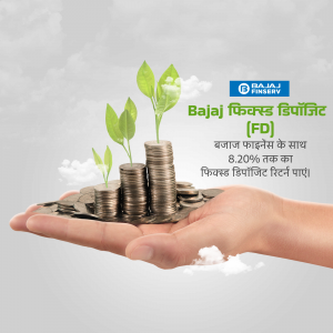 Bajaj Finserv Fixed Deposit Investment Marketing Image For Threads