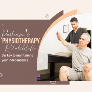 Parkinson's Physiotherapy Rehabilitation Services Business Poster For Threads