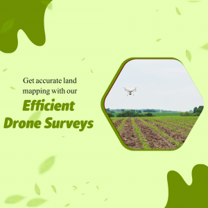 Efficient Drone Surveys For Agriculture Branding Post For WhatsApp