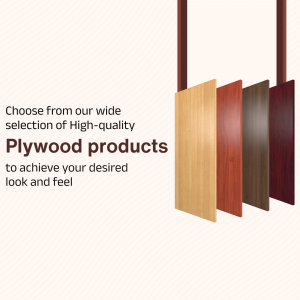 High-Quality Plywood Selection Branding Post For WhatsApp