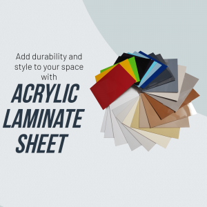 Acrylic Laminate Sheets Collection Poster For Telegram