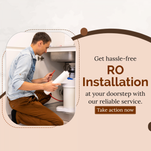 Hassle-Free RO Water Purifier Installation Service Post For X