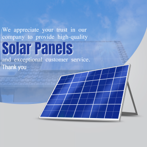 Solar Panel Customer Appreciation Post Post For Pinterest