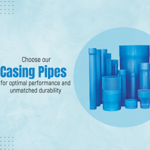 Durable PVC Casing Pipes Social Media Post For Twitter