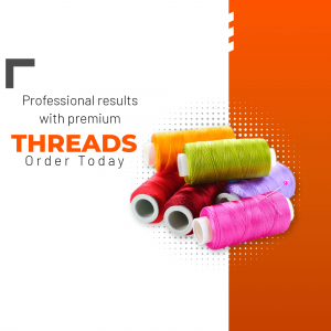 Premium Sewing Thread Promotion Template For Facebook