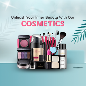 Unleash Your Inner Beauty Cosmetics Promotion Poster For Twitter