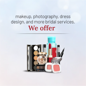 Bridal Beauty Services Advertisement Social Media Post For Threads