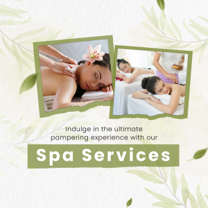 Spa Services Promotion Banner For WhatsApp