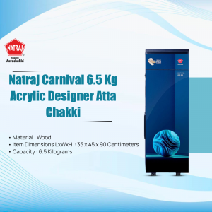 Natraj Carnival 6.5 Kg Acrylic Designer Atta Chakki Marketing Image For Facebook