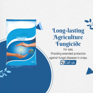 Long-lasting Agriculture Fungicide Advertisement Graphic For LinkedIn