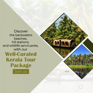Kerala Tour Package Promotion Banner For Pinterest