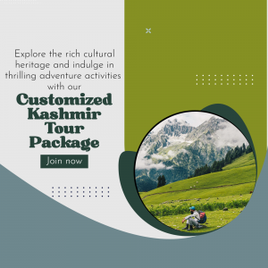 Customized Kashmir Tour Package Flyer For X