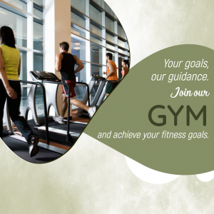 Join Our Gym Fitness Promotional Poster Template For Telegram