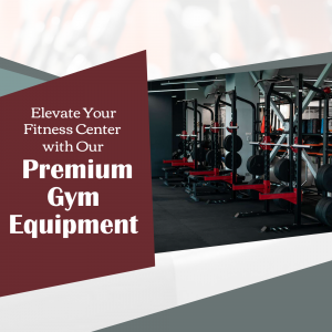 Premium Gym Equipment For Fitness Centers Branding Post For X