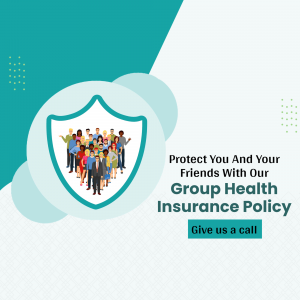 Group Health Insurance Policy Advertisement Marketing Image For Telegram