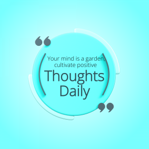 Positive Thinking Quote Advertisement For LinkedIn