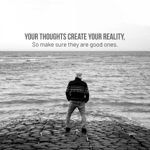 Inspirational Quote About Thoughts And Reality Poster For Google Business Profile