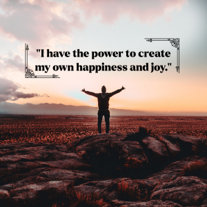 Empowering Quote On Personal Happiness Banner For Instagram
