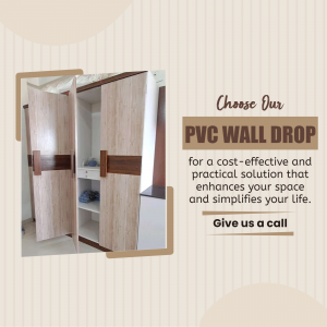 Modern PVC Wall Drop Cupboard Image For X