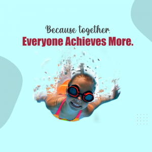 Teamwork And Achievement Inspirational Quote Image For Facebook