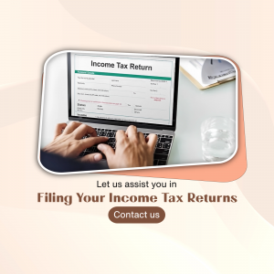 Professional Income Tax Return Filing Services Branding Post For X