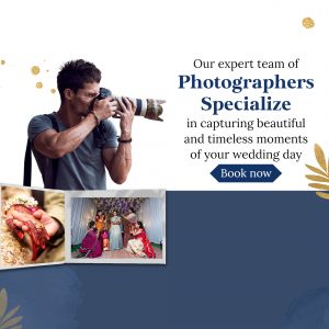 Professional Wedding Photography Services Banner For Telegram