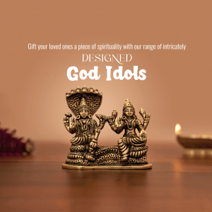 Intricately Designed God Idols Creative Design For Google Business Profile