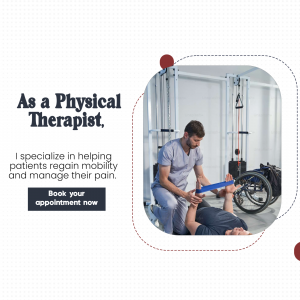 Physical Therapy Consultation Service Poster For Telegram