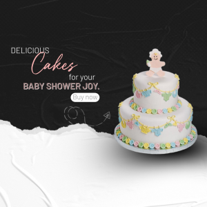 Baby Shower Celebration Cake Design For Pinterest