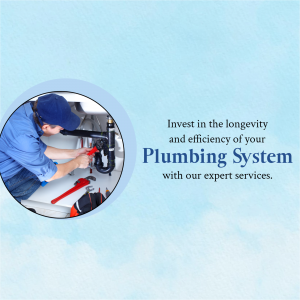 Professional Plumbing Services Advertisement Business Poster For Pinterest