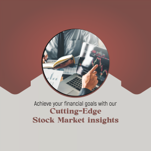 Cutting-Edge Stock Market Insights For Financial Goals Promotional Banner For Pinterest