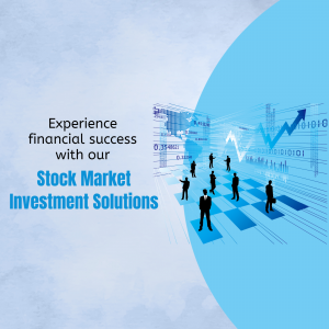 Stock Market Investment Solutions Graphic For Telegram