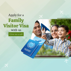 Family Visitor Visa Application Services Social Media Post For Instagram