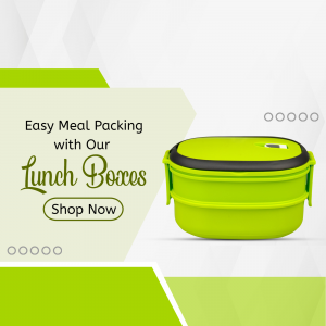 Easy Meal Packing Lunch Boxes Template For Telegram
