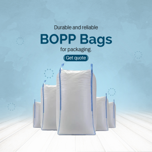 Durable BOPP Packaging Bags Business Poster For LinkedIn