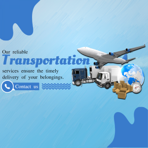 Reliable Logistics And Transportation Services Artwork For Facebook