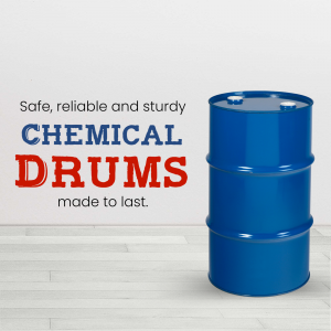 Industrial Chemical Storage Drums Flyer For Pinterest