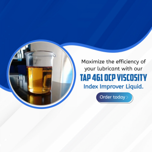 TAP 461 OCP Viscosity Index Improver Liquid Promotional Banner For LinkedIn