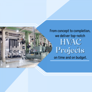 HVAC Project Delivery Services Banner For Telegram