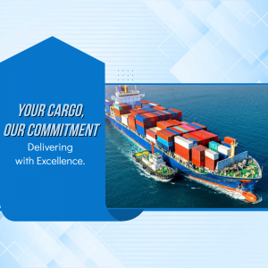 Maritime Logistics And Freight Services Template For Pinterest