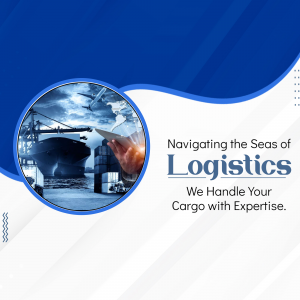 Professional Logistics And Supply Chain Services Flyer For Google Business Profile