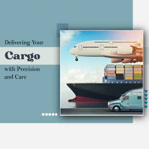 Global Logistics And Cargo Transportation Services Flyer For Twitter