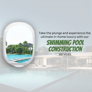 Luxury Swimming Pool Construction Services Design For Threads
