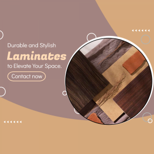 Durable And Stylish Laminate Design Promotion Creative Design For Facebook
